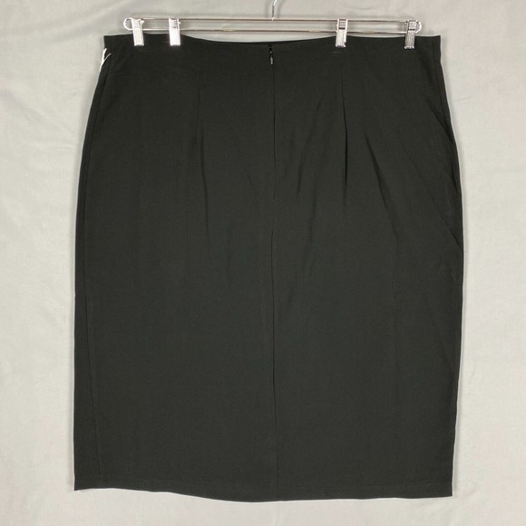 Sergio Hudson x Target Skirt Womens 3X Black Pencil High Waist Slit Business - Picture 3 of 8